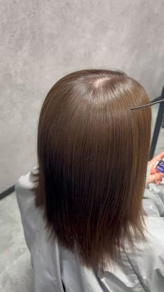 セミロング 水田仁 【美髪髪質改善】のヘアスタイル