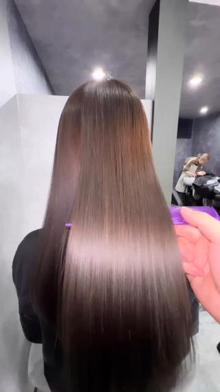 セミロング カラー 水田仁 【美髪髪質改善】のヘアスタイル