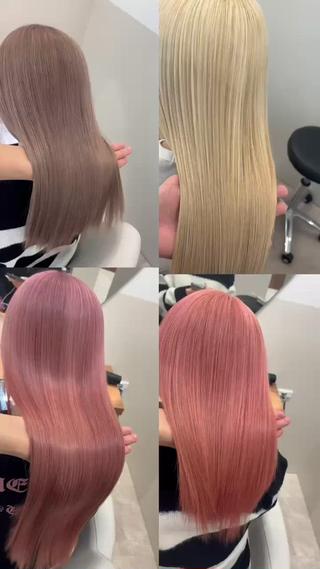 艶々ハイトーンカラー 