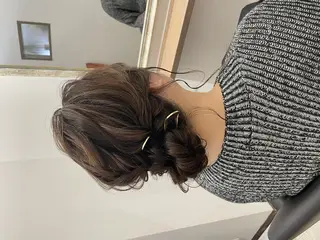 セミロング ヘアアレンジ 瀬尾 由希菜のヘアスタイル