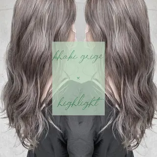 ロング カラー 川越 輝梨奈のヘアスタイル