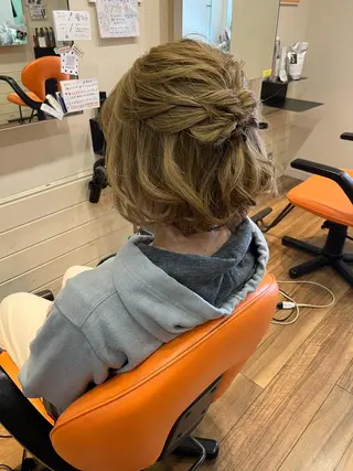 ショート ヘアアレンジ okuda yuukiのヘアスタイル