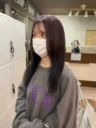 セミロング カラー 高橋 みく/ minim 暖色のヘアスタイル