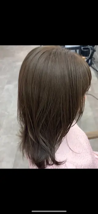 ロング KOHEI/ブリーチ •縮毛矯正モデル募集のヘアスタイル