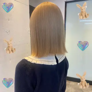 セミロング カラー 韓国ヘア特化 💟 ララア 💟のヘアスタイル