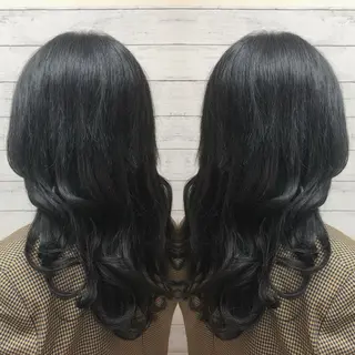 ミディアム カラー 韓国ヘア🤍髪質改善 🇰🇷AKANEのヘアスタイル