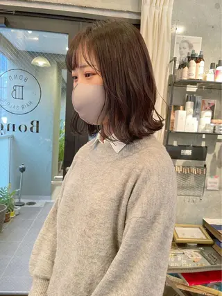 ミディアム カラー HIROKI ” stylistのヘアスタイル