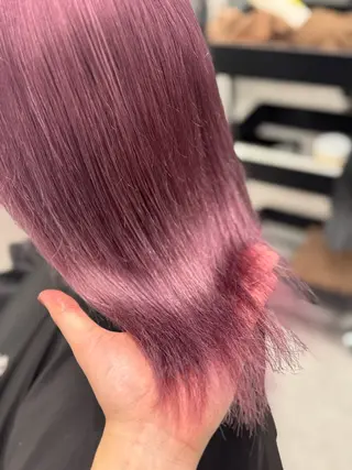 ミディアム 🌟YUYA/寒色/ エクステ/ハイトーンのヘアスタイル