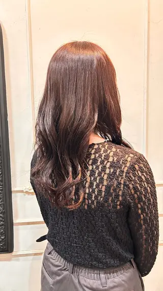 セミロング 前田 菜緒のヘアスタイル