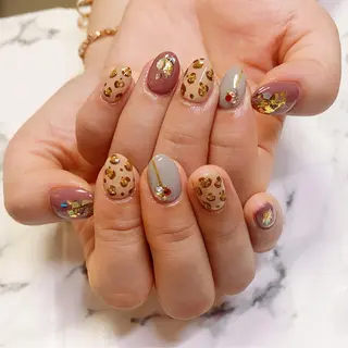 ロング カラー ネイル Q Free nailsのネイルデザイン