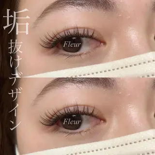 マツエク・マツパ Fleur フルールのマツエク・マツパデザイン