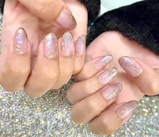 セミロング BURGUNDY 🌹eriのネイルデザイン