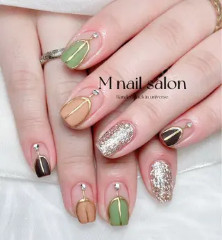 ネイル M🌷nail 長さだし専門店のネイルデザイン