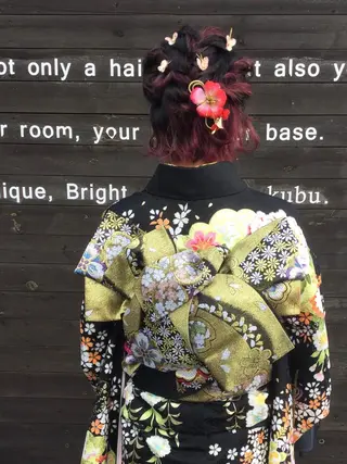 ヘアアレンジ 大内 郁のヘアスタイル