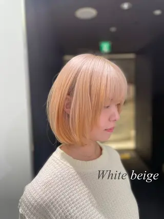 カラー ZAZA AOYAMA所属・ブリーチ・デザイン カラー/江原のヘアスタイル