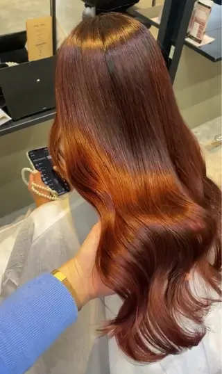 ロング カラー 🪐レイヤー/美髪 カラー/加野彩果🪐のヘアスタイル