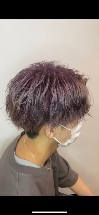 ショート sunc所属・梅田l大人韓国ヘア レイヤー×艶カラーのヘアスタイル