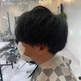 ショート 髪質改善× ハイライト溝江のヘアスタイル