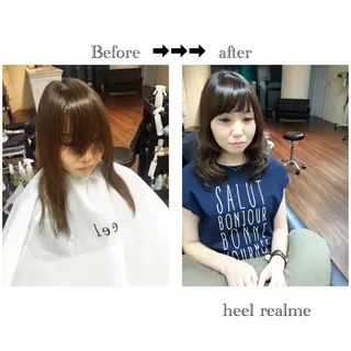 ショート ミディアム セミロング ロング カラー パーマ ヘアアレンジ 成松 勇治のヘアスタイル