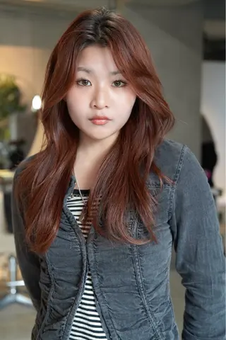 ロング カラー ヘアアレンジ 垢抜け透明感カラー 指名No.1shunのヘアスタイル