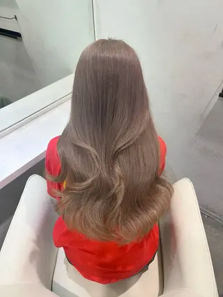 ロング カラー 🫧ナオ🫧 /韓国 ヘア/ マンツーマンのヘアスタイル