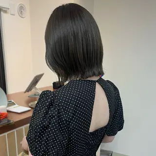 ショート カラー ボブ/透明感カラー /坂口恵梨子のヘアスタイル