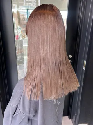 セミロング カラー ダブルカラー🩰 CHIHIRO👒のヘアスタイル