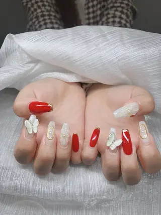 ネイル Lee Nails チップ長さだし専門店のネイルデザイン