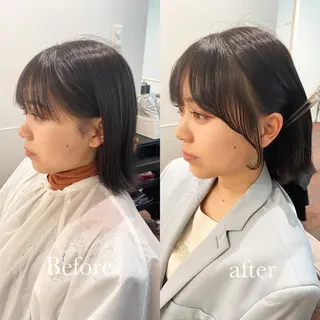 ミディアム カラー CURIO/南船場 /RIN💈🍎のヘアスタイル