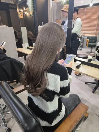 カラー 💕韓国艶出しヘア /HARUKAのヘアスタイル