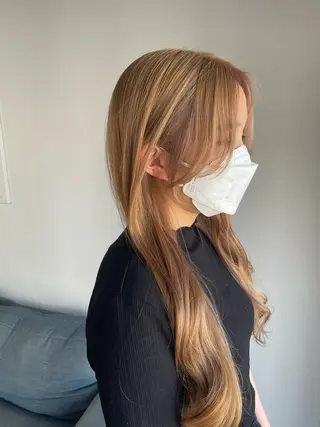 ミディアム カラー La fith hair ray所属・メンズ/パーマ/ ブリーチ/KAITOのヘアスタイル