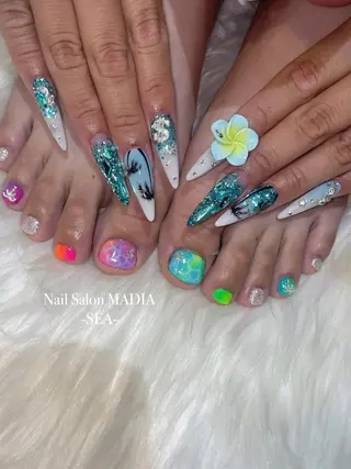 ネイル MADIA 横浜所属・MADIA SEAのネイルデザイン
