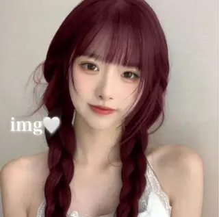 カラー girly❤︎暖色ヘ ア➰🎀HINANOのヘアスタイル