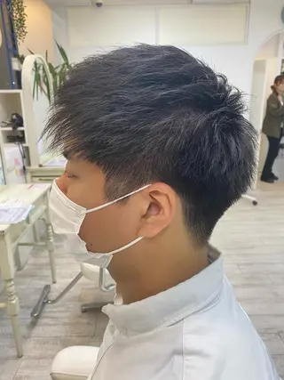 メンズ ⭐️透明感カラー/ パーマ⭐️宮野翔のヘアスタイル