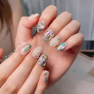 ネイル 💎CC・NaNa 韓国風ネイル🌙Cのネイルデザイン