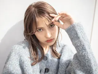 ミディアム カラー 髪質改善×艶髪　斉藤 勝のヘアスタイル