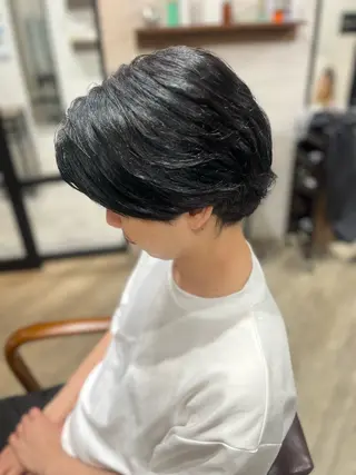 ショート カラー メンズ 🫧ぷる艶カラー🫧 Yuubi🦩のヘアスタイル