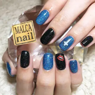 ミディアム カラー パーマ ヘアアレンジ メンズ キッズ ネイル マツエク・マツパ MALCAnail(マルカネイル)所属・荒木 莉奈のネイルデザイン