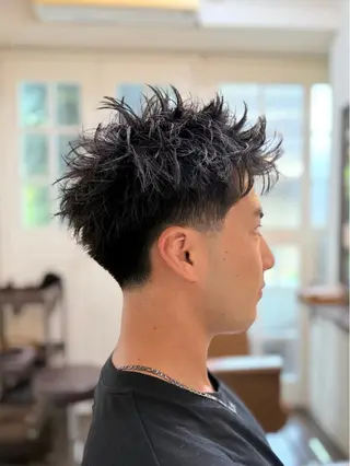 ショート メンズ メンズ/スパイキー ショート/isseyのヘアスタイル