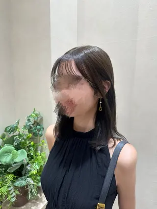 カラー 竹本 花菜のヘアスタイル