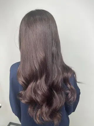 ロング カラー &chaLme   心斎橋所属・emi/髪質改善/ 韓国風/艶カラーのヘアスタイル