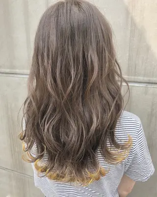 セミロング カラー Ways TOKYO所属・北間 寛哉のヘアスタイル