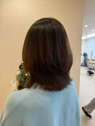 ミディアム ともか/美髪透明感 カラー/顔周りカットのヘアスタイル
