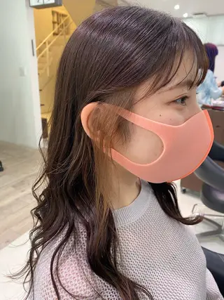 セミロング カラー 【GUK】 🌻RINA🌻のヘアスタイル