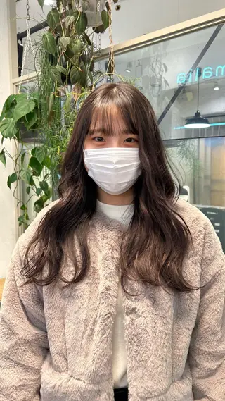 ロング カラー じゅわっと暖色カラー 🍊Moemiのヘアスタイル