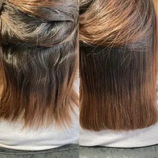 ミディアム roka ノゾミのヘアスタイル