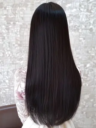 ロング 盛れる顔まわり🎀 縮毛矯正💐羽村勇樹のヘアスタイル