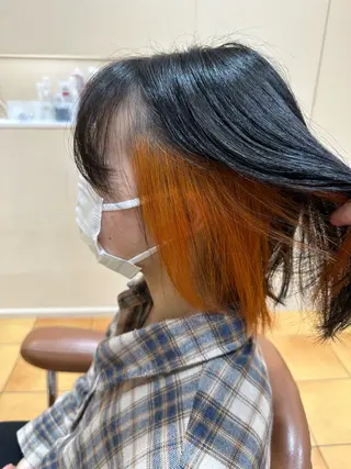 ミディアム 小顔ボブ/お悩み解決 /ボブパーマ/とういのヘアスタイル