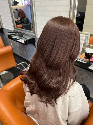 セミロング 🇰🇷韓国風レイヤ ー🇰🇷の達人🔥のヘアスタイル