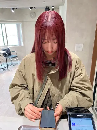 ロング カラー ダブルカラー ブリーチ/kaitoのヘアスタイル